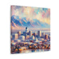 "Utah's Ethereal Cityscape" - Canvas