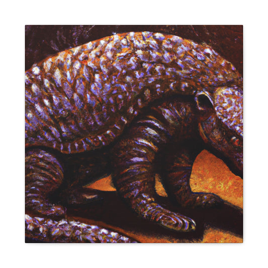 "Pangolin in Impressionism" - Canvas