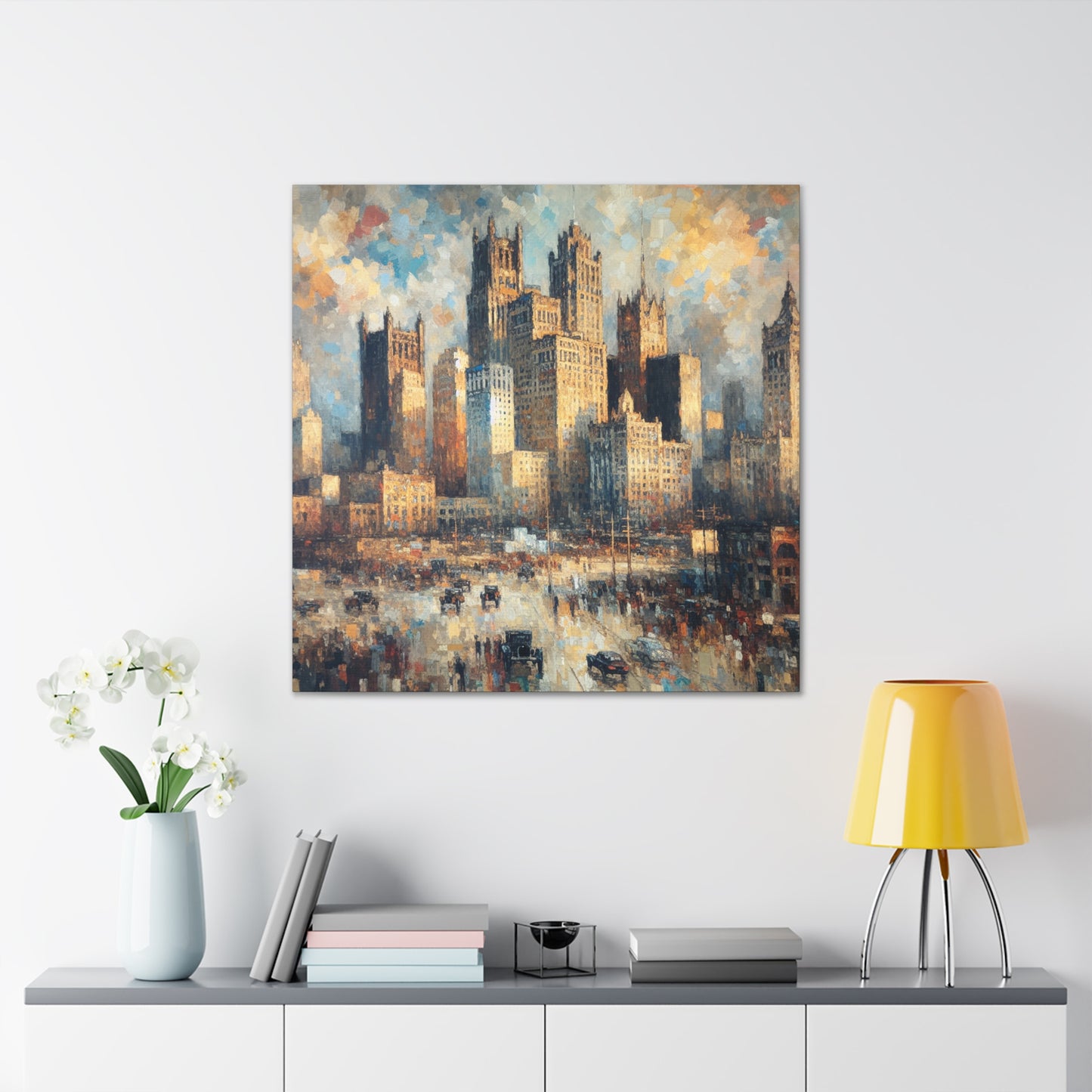 "City in Motion" - Canvas