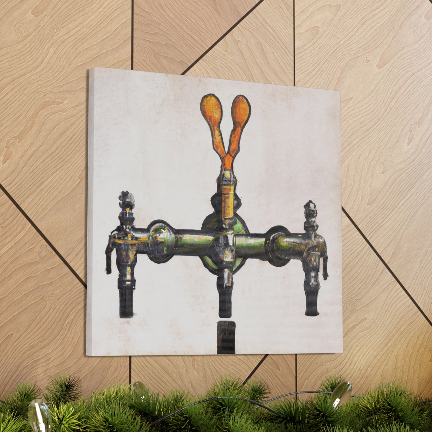 "Taps and Turtles Rococo" - Canvas