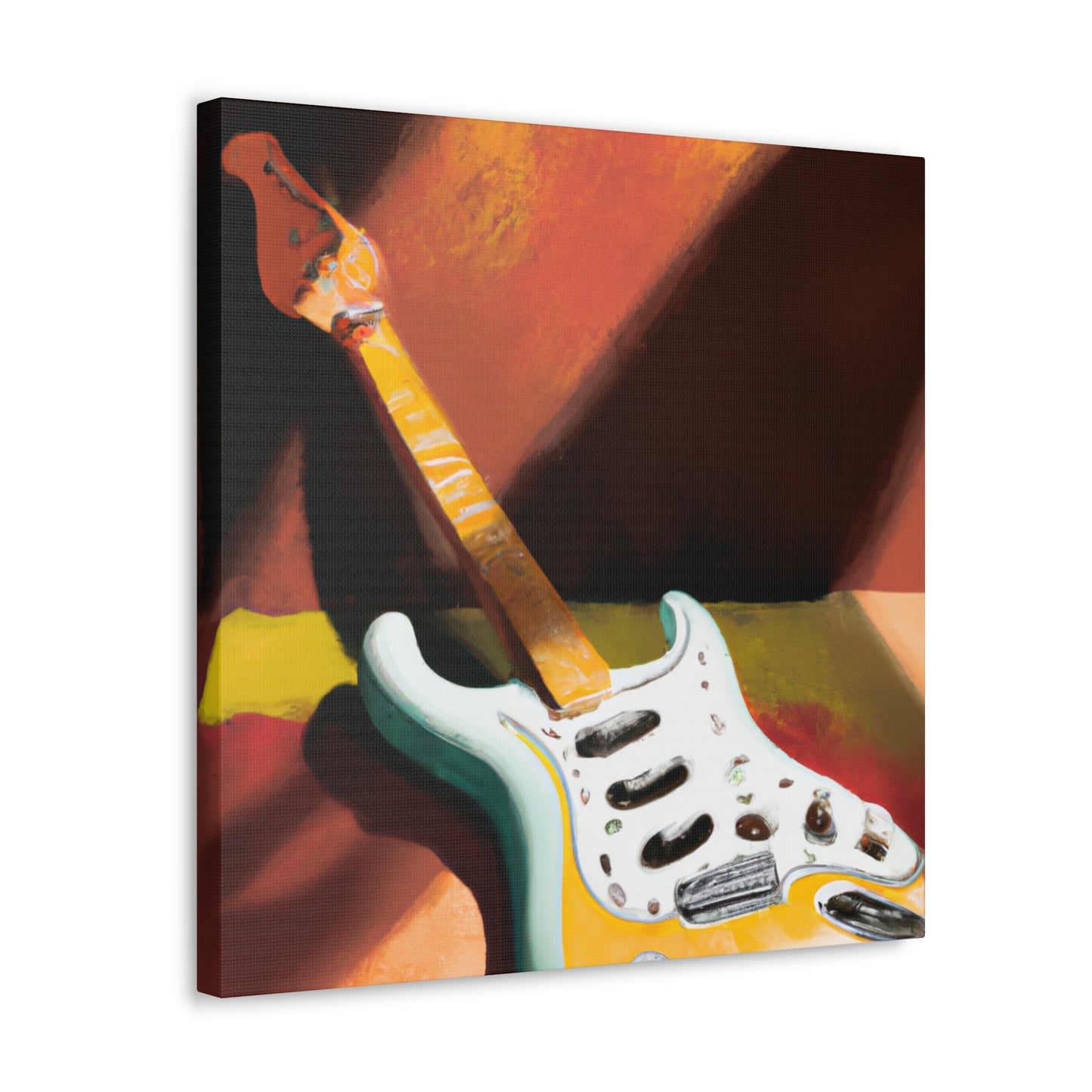 "Fender's Jazz Deco" - Canvas