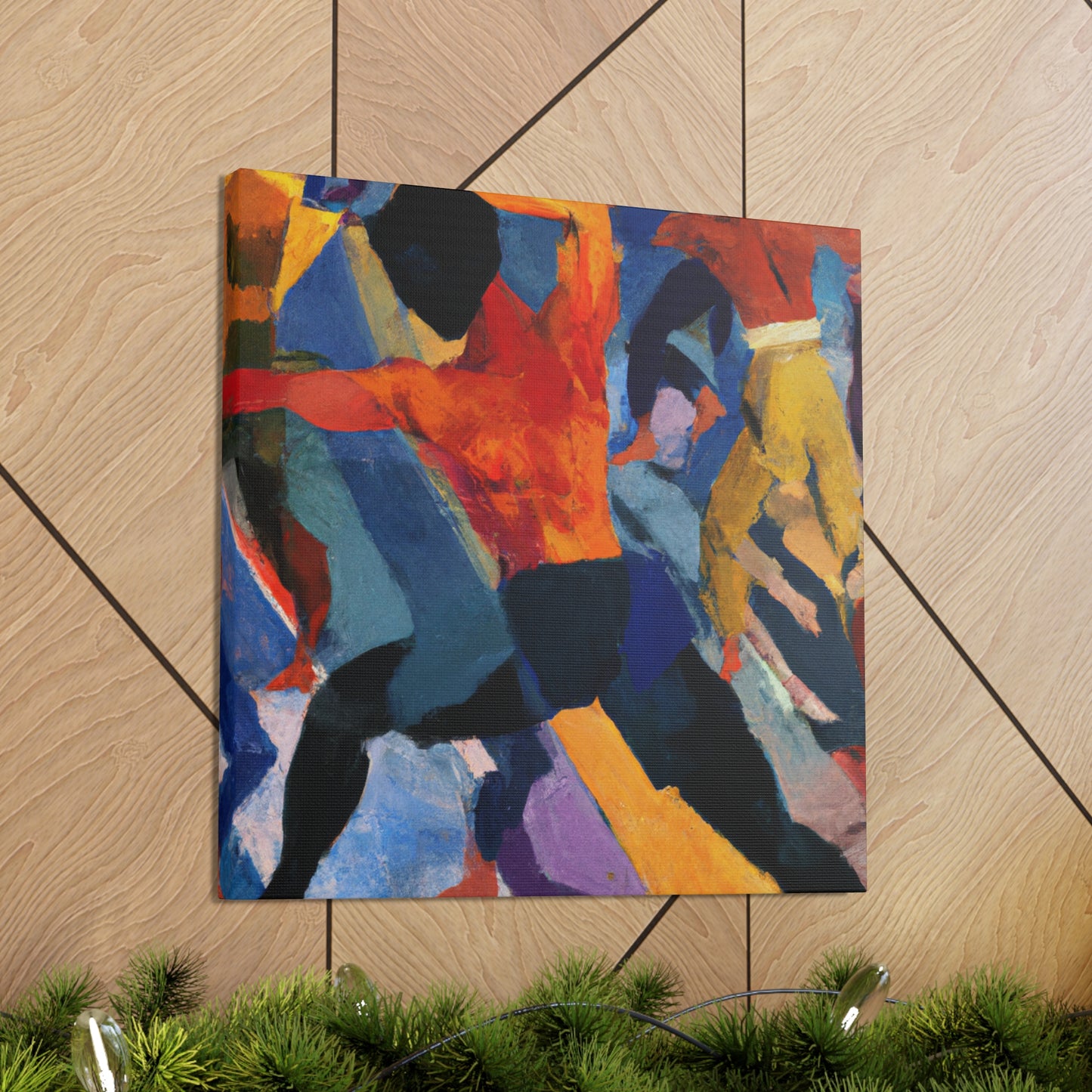 "Fists of Fury Deco" - Canvas