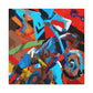 Moto Crossing Attitude - Canvas