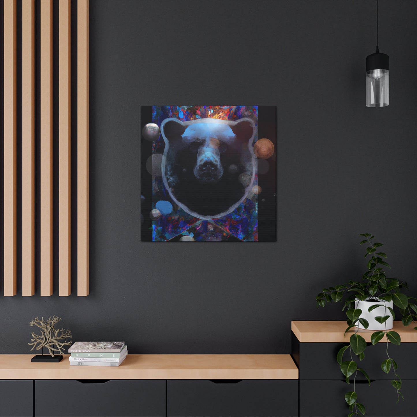 "Asiatic Black Bear Dream" - Canvas