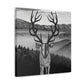 Deer in Steampunk Land - Canvas