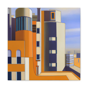 "Bauhaus Deco Vision" - Canvas