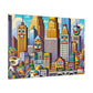 Cityscape Symphony Minneapolis - Canvas