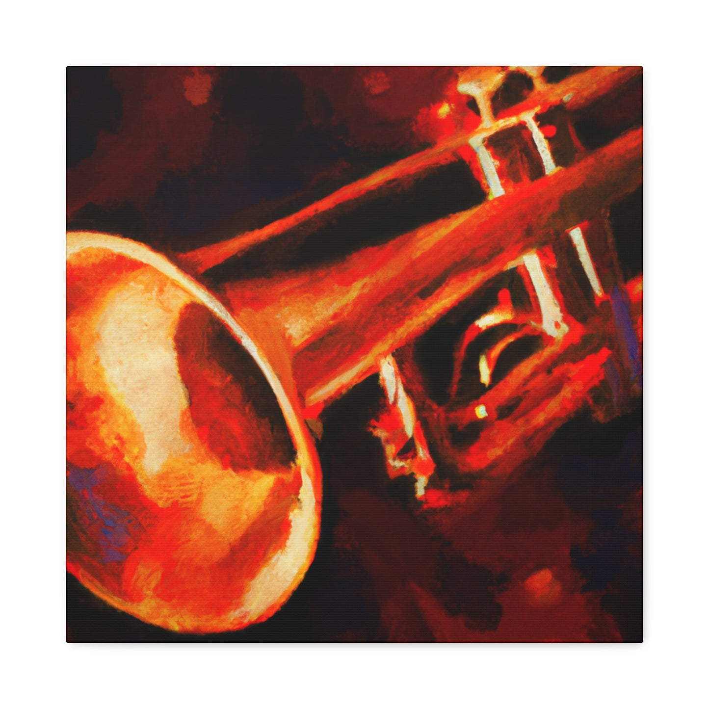 "Trumpet of Triumphant Joy" - Canvas