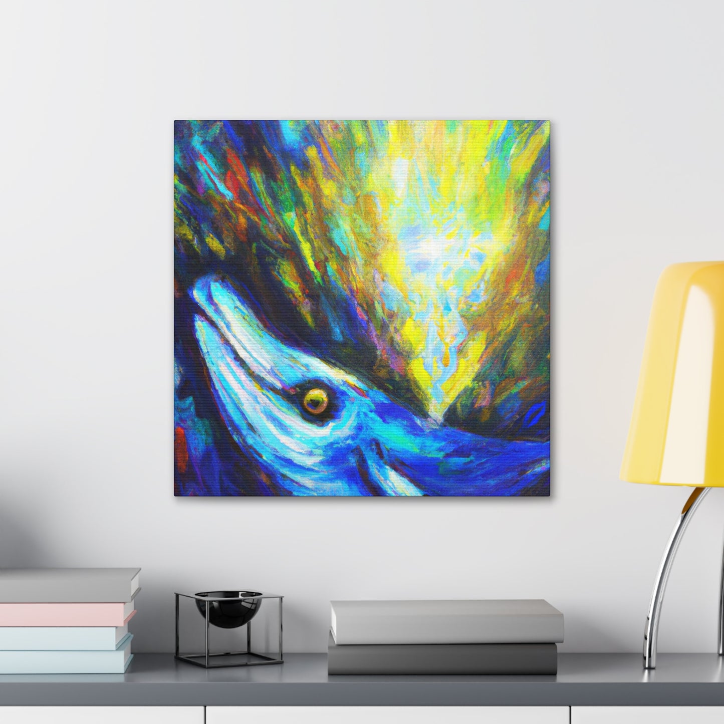 Whale Surrealism Dream - Canvas