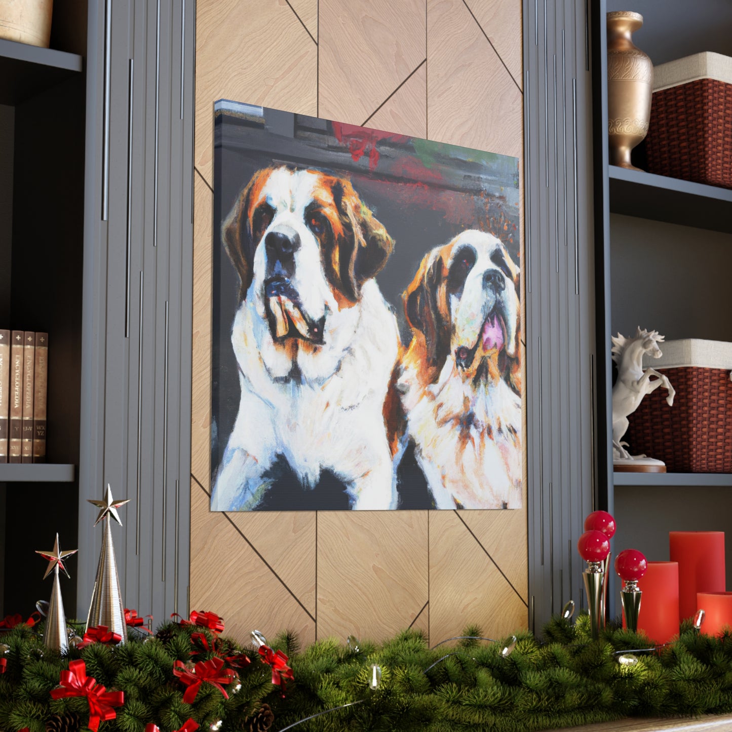 Saint Bernard Blessing - Canvas