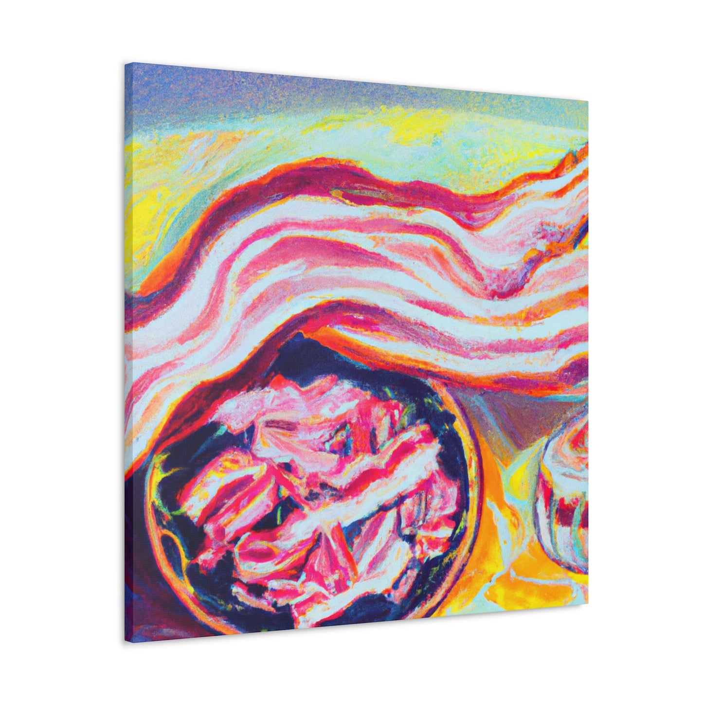 "Surreal Bacon Dreamscape" - Canvas