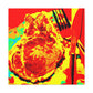 Steak Sizzles Pop Art - Canvas