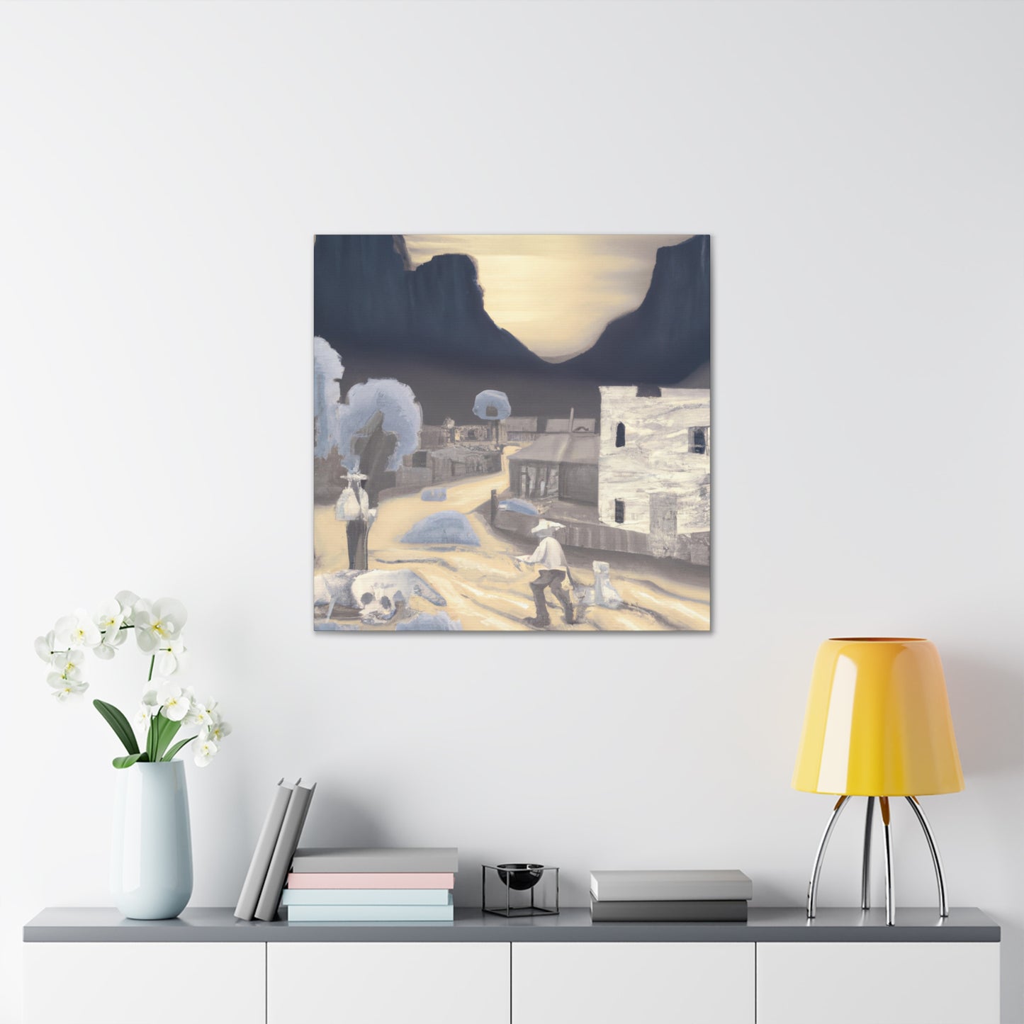 Ghost Town Glimmering - Canvas