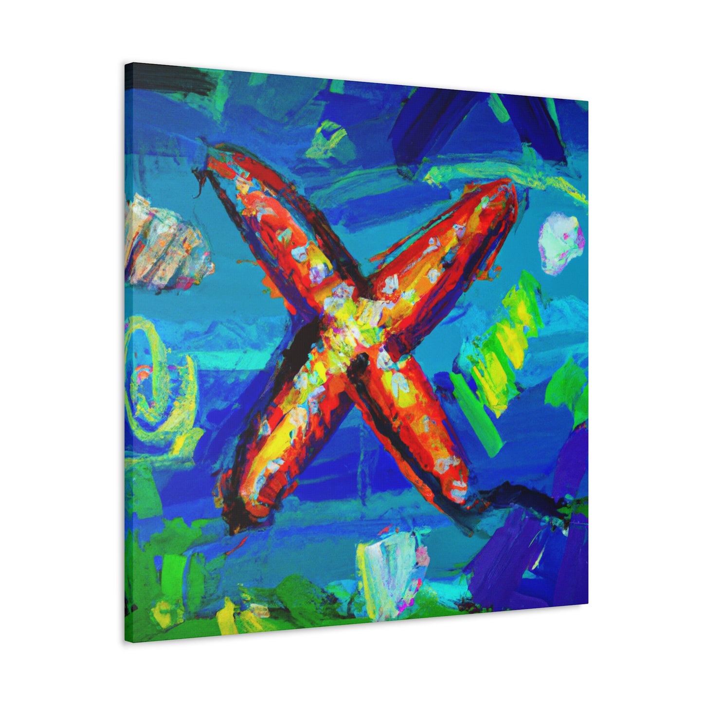 "Starfish in Expressionism" - Canvas