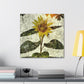 "Sunflower's Brilliant Radiance" - Canvas