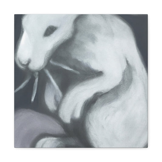 Arctic Hare Expressionism - Canvas