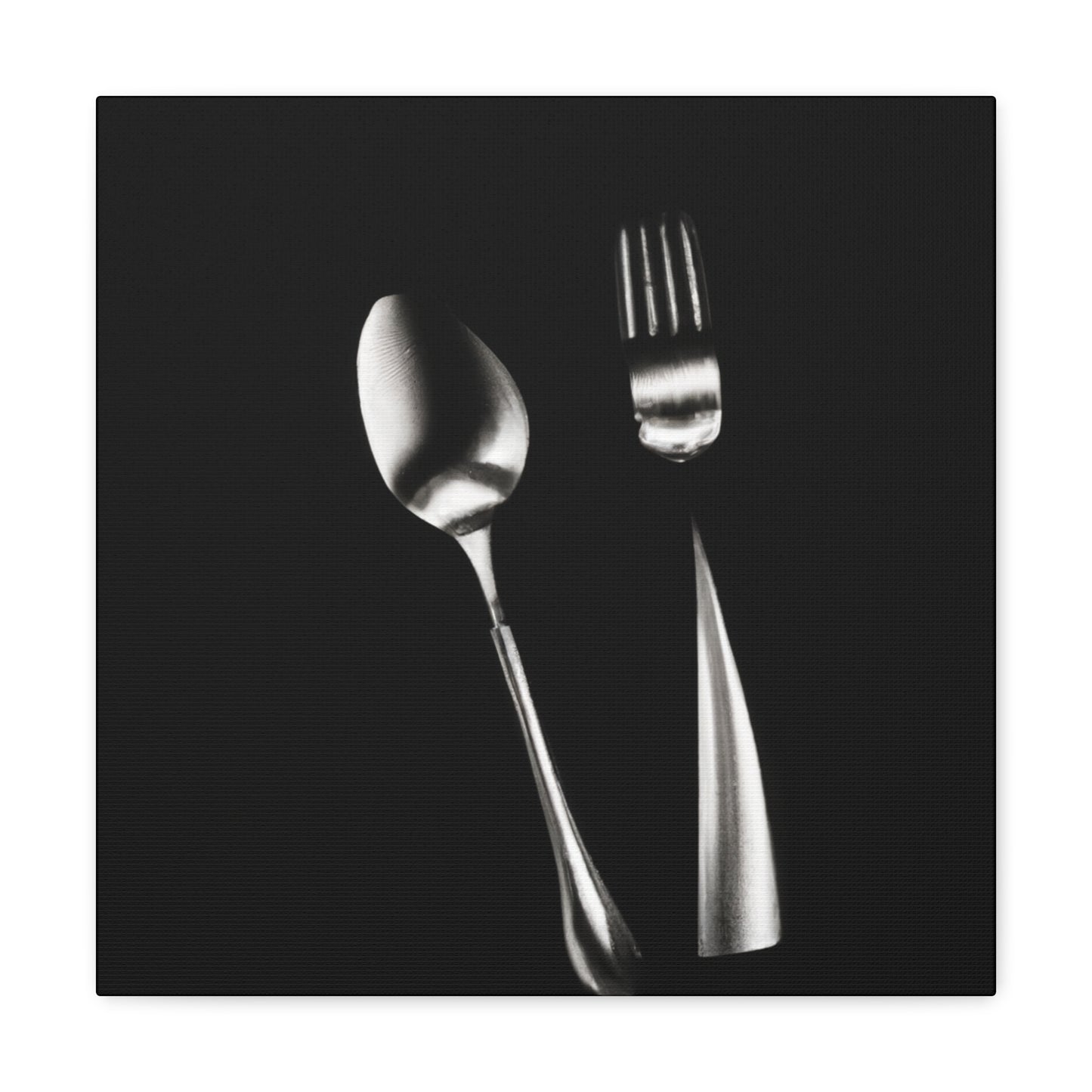 "Silverware in Simplicity" - Canvas