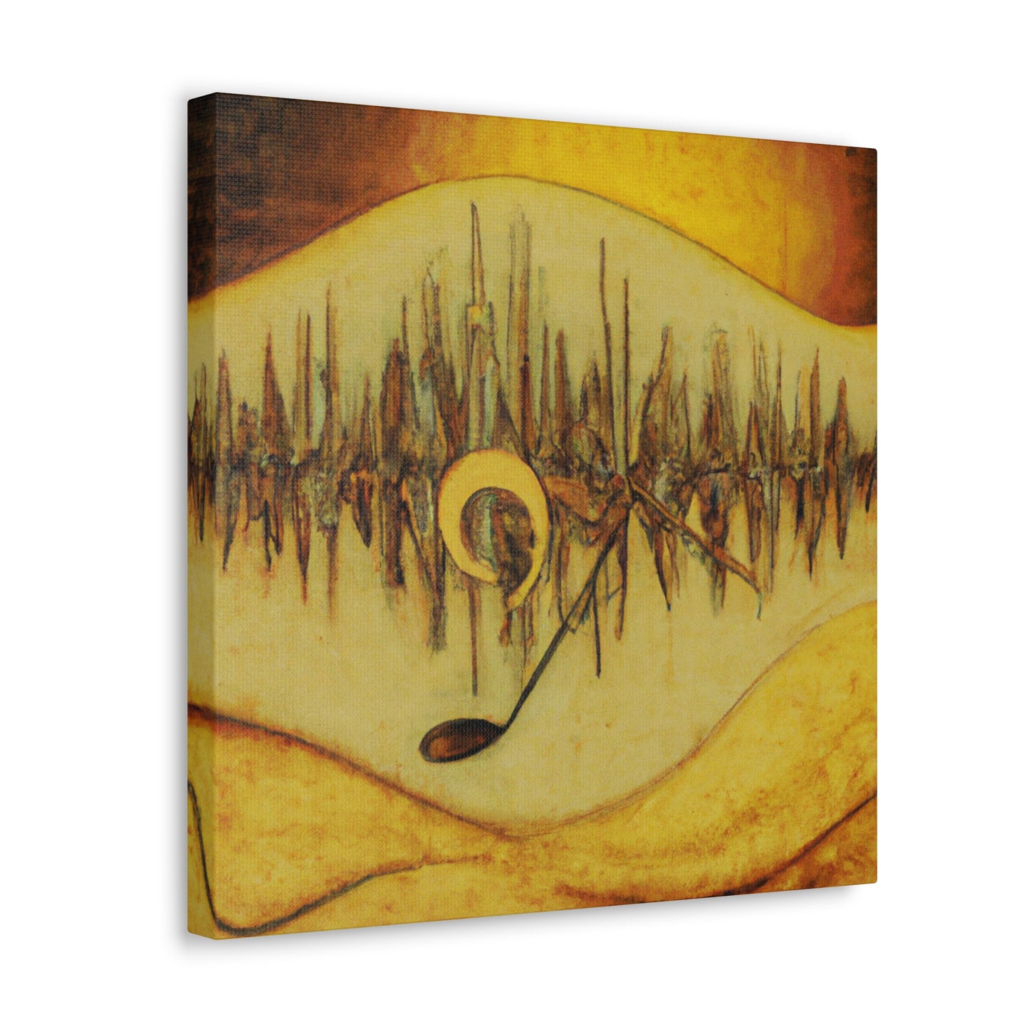 "Sonic Vibrations Echo" - Canvas