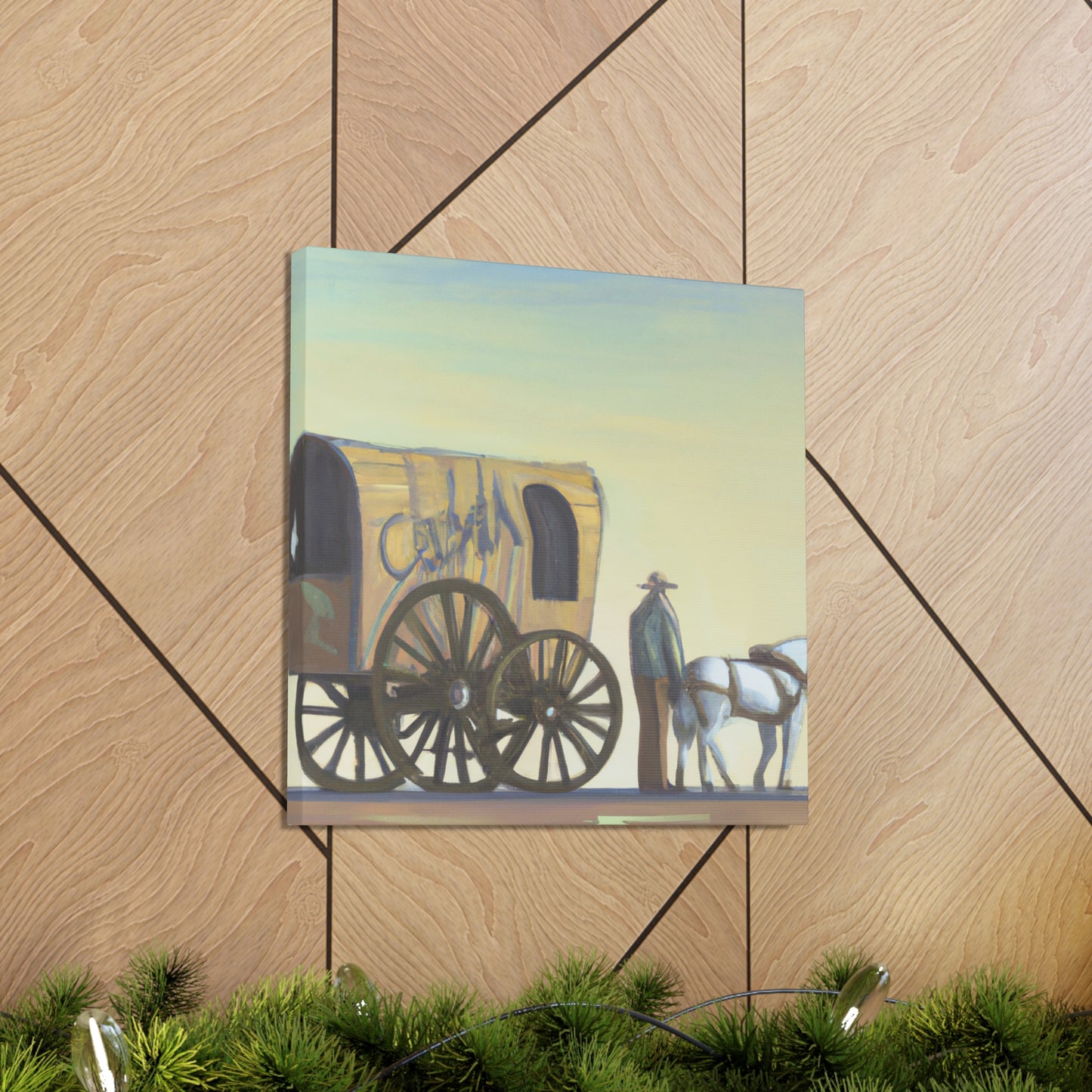 "Chuck Wagon Rendezvous" - Canvas