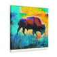 "Majestic Bison Splendor" - Canvas