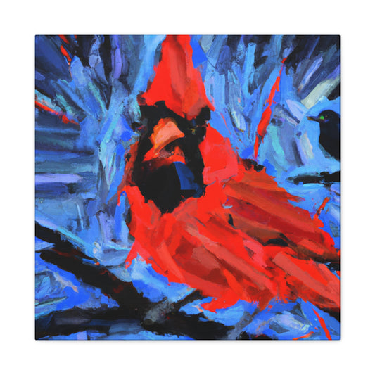 The Cardinal's Brilliance - Canvas