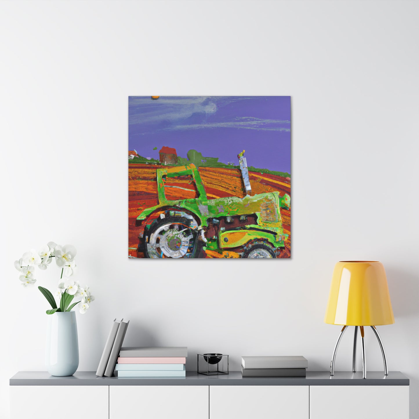 Tractor in the Heavens - Canvas