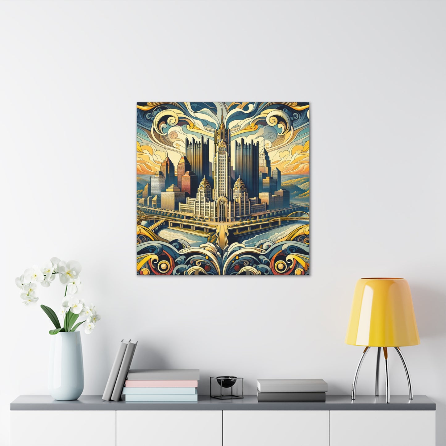 Steel City Symphony. - Canvas