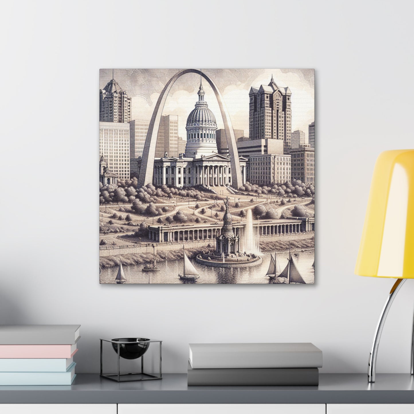 "Serene St. Louis Splendor" - Canvas