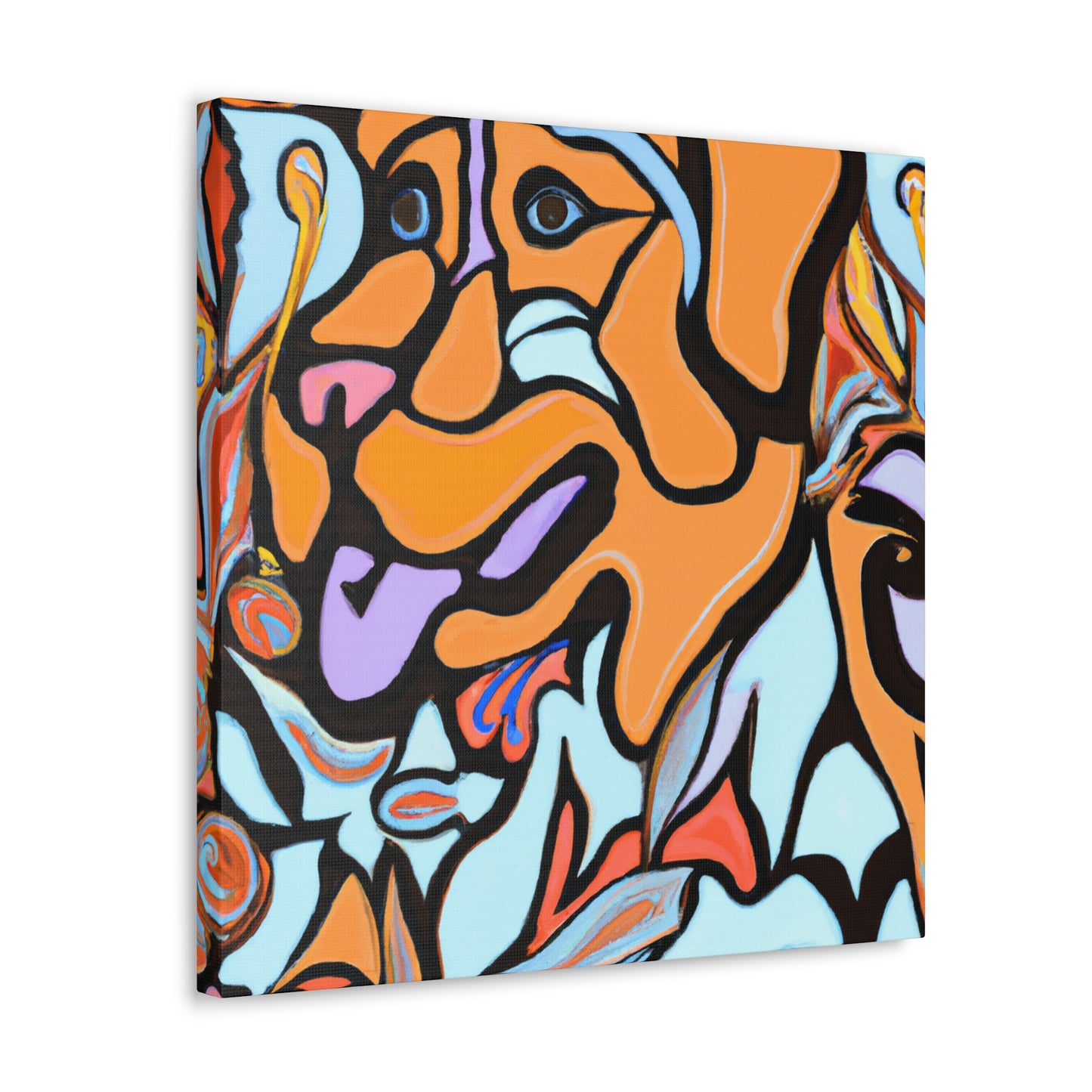 Labrador Retriever Embrace - Canvas