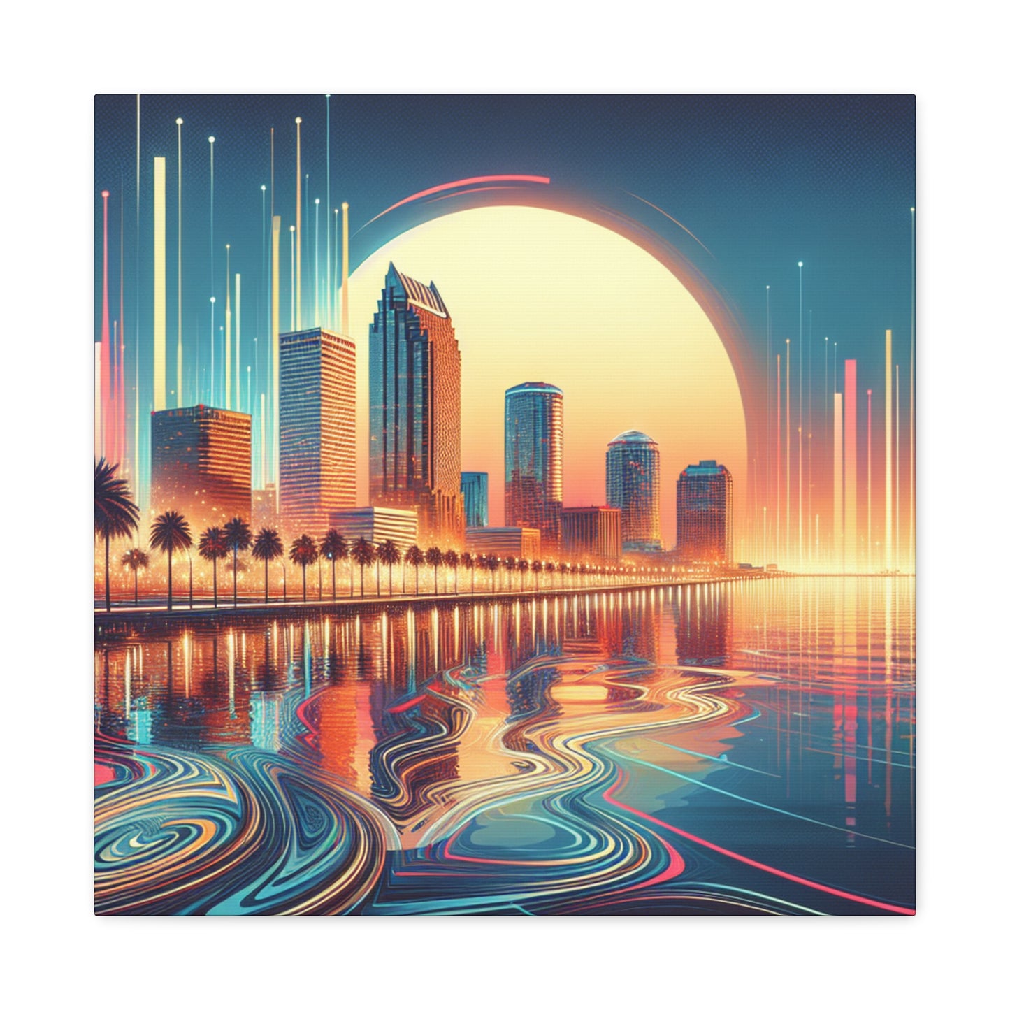 "Transcending Tampa's Essence" - Canvas