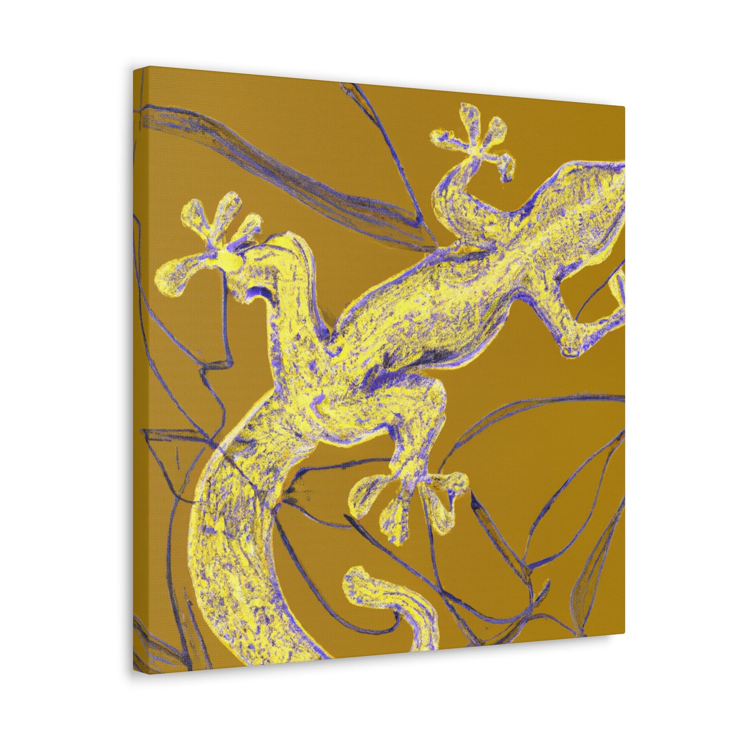 Lizard Mornings Splendor - Canvas