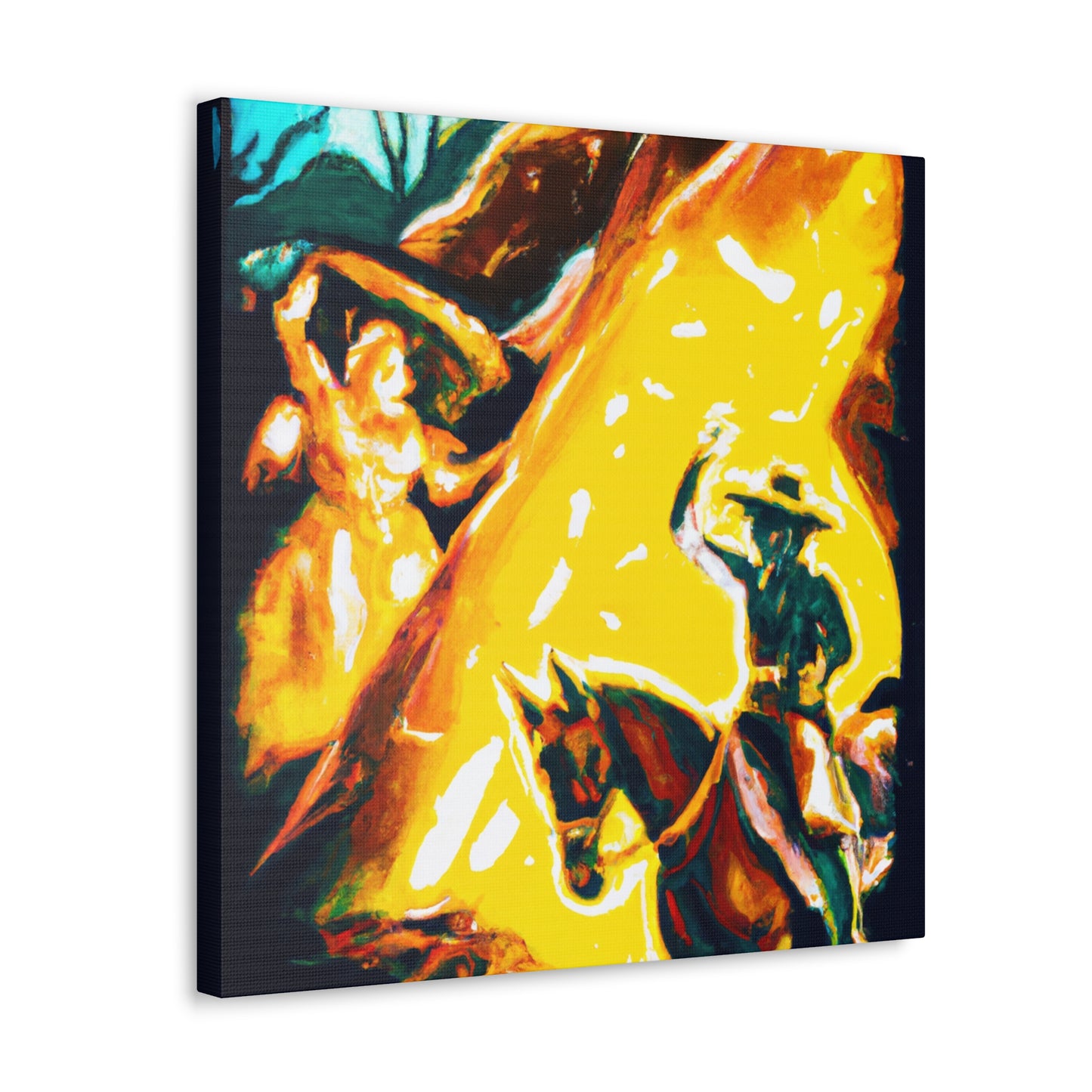 Gold Mines Glittering - Canvas