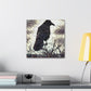 American Crow Mosaic - Canvas