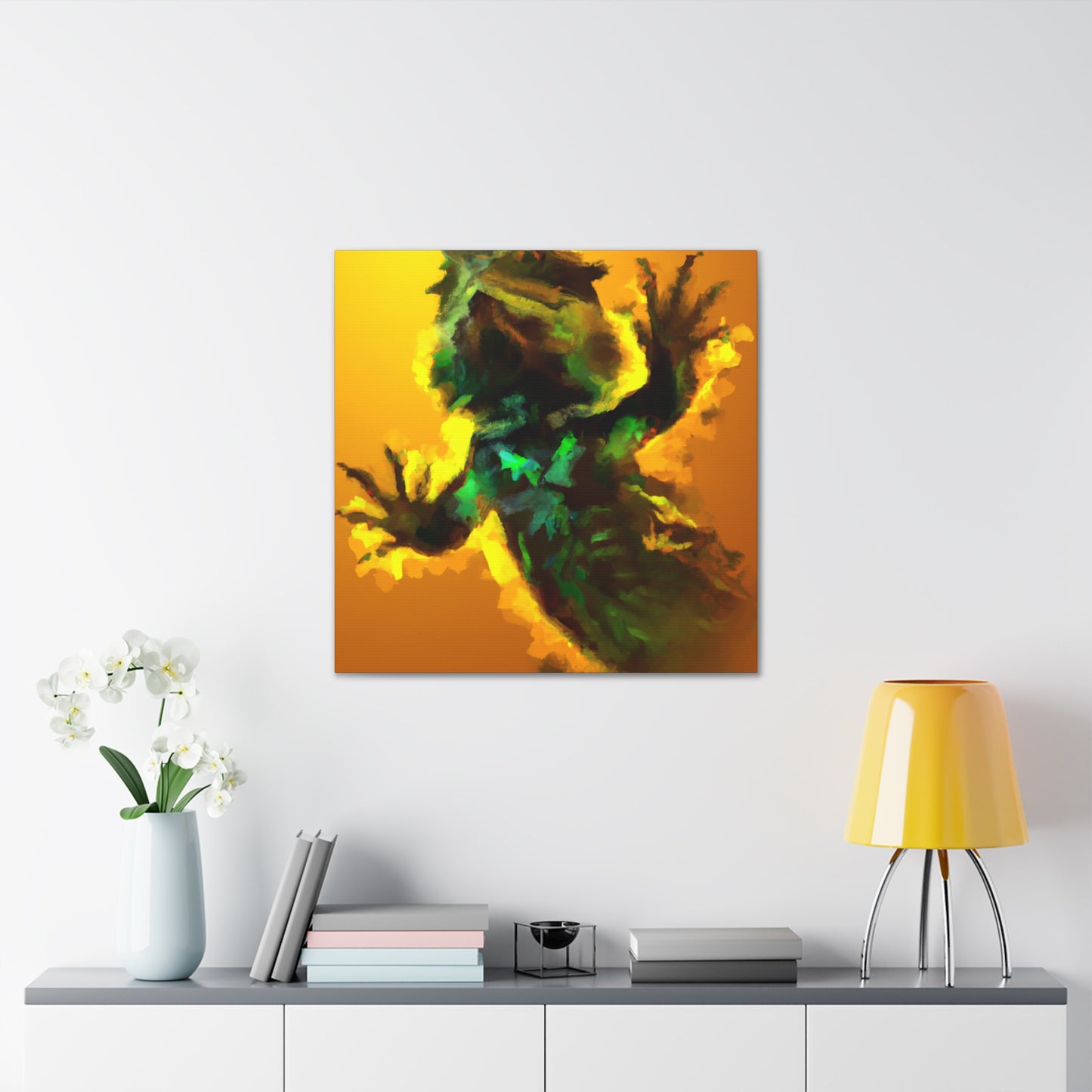 Frilled Lizard Majesty - Canvas