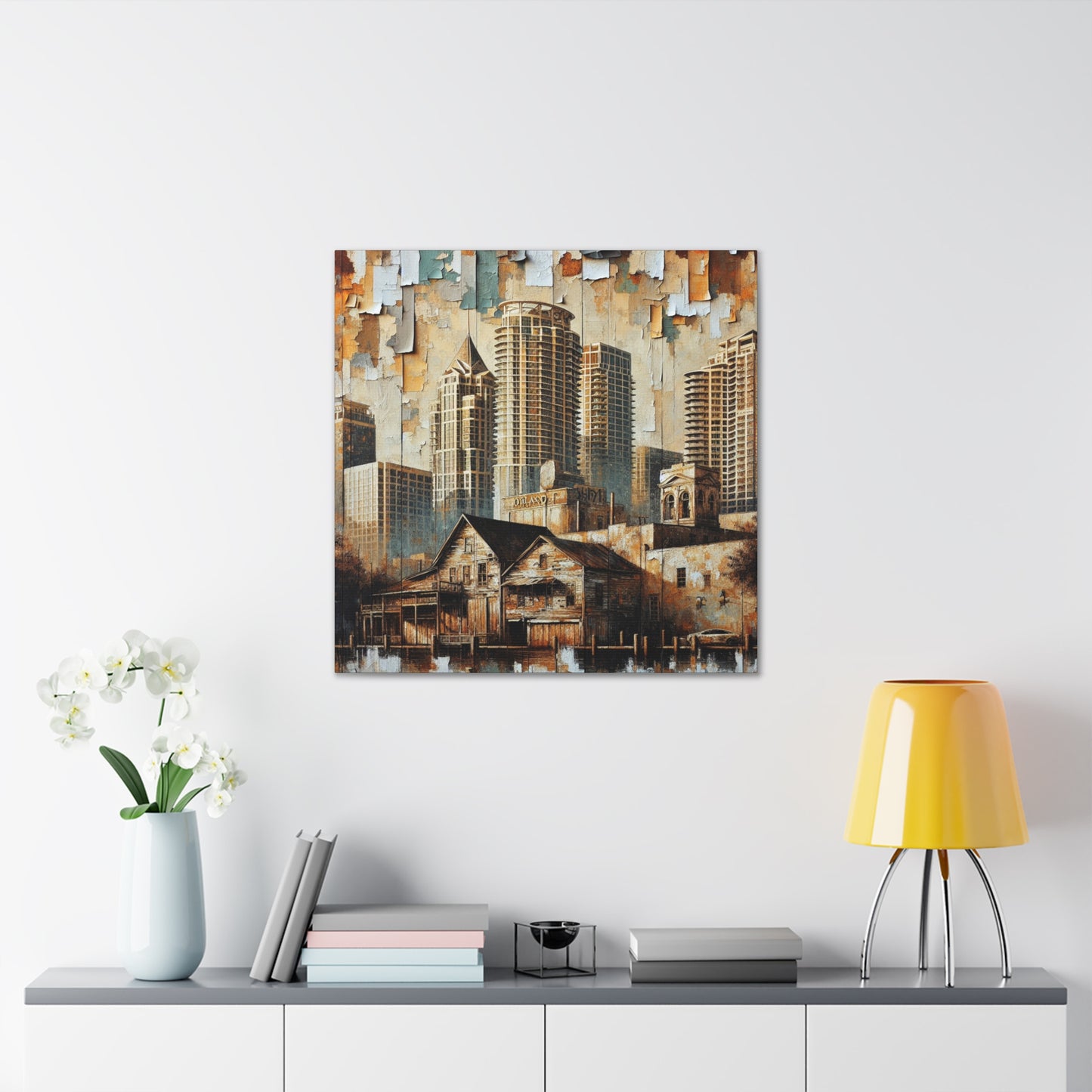 "Vibrant Orlando Odyssey" - Canvas