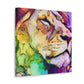 Lion in Fauvism - Canvas