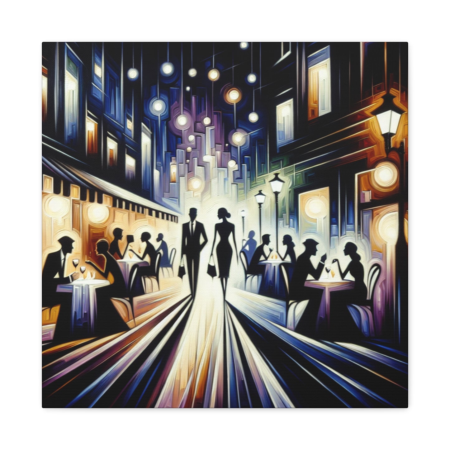 Moonlit Tango Oasis - Canvas