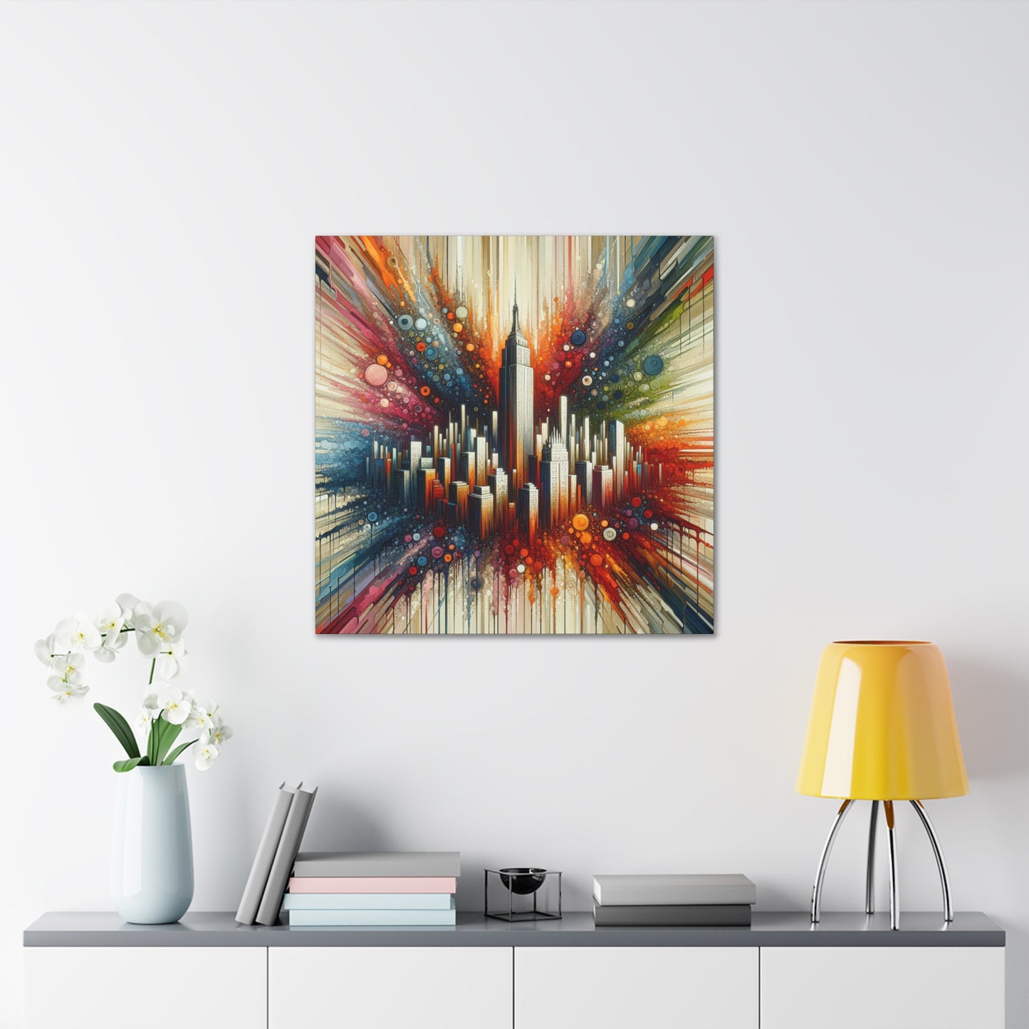 "Urban Rhythm Elegance" - Canvas