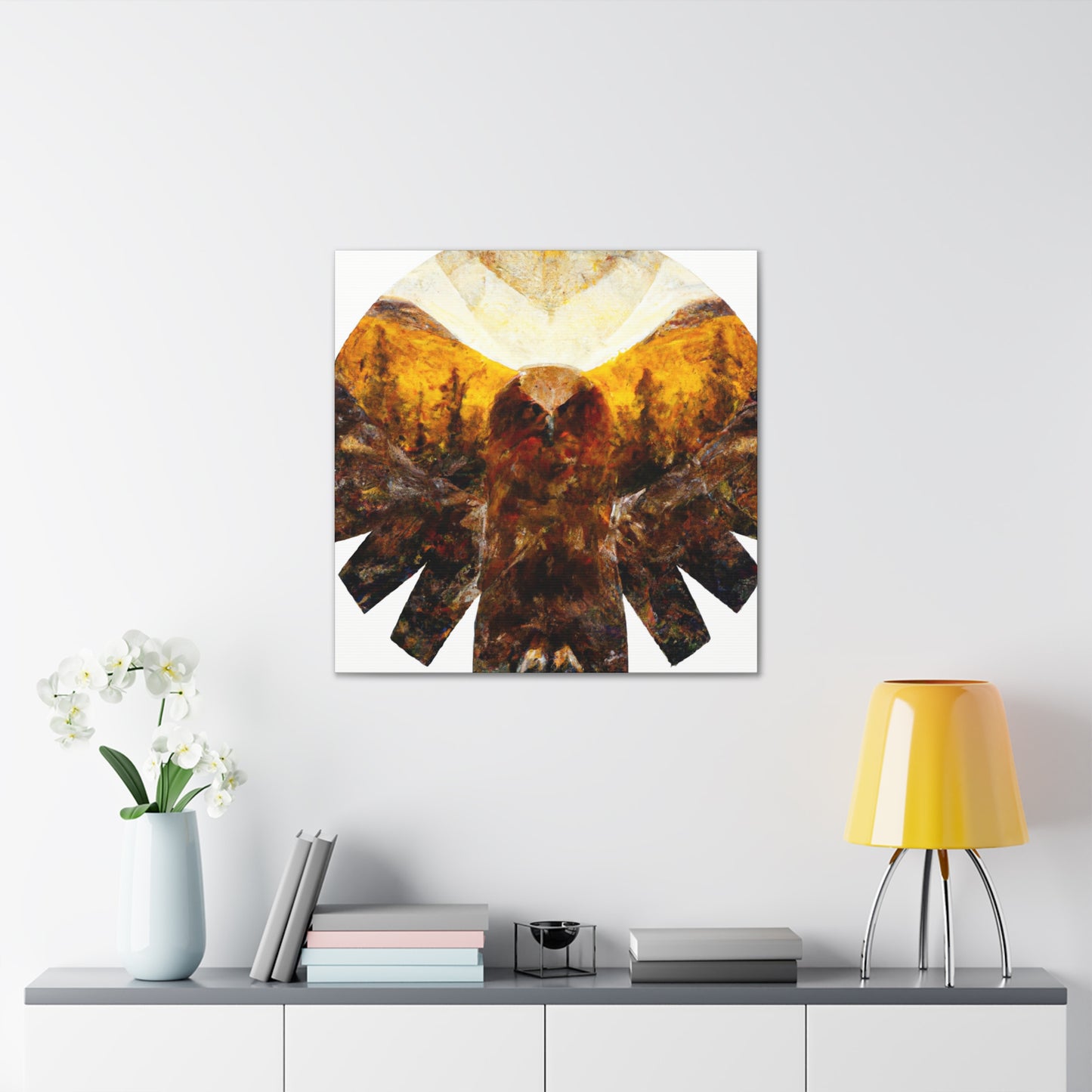 "Golden Eagle Majesty" - Canvas