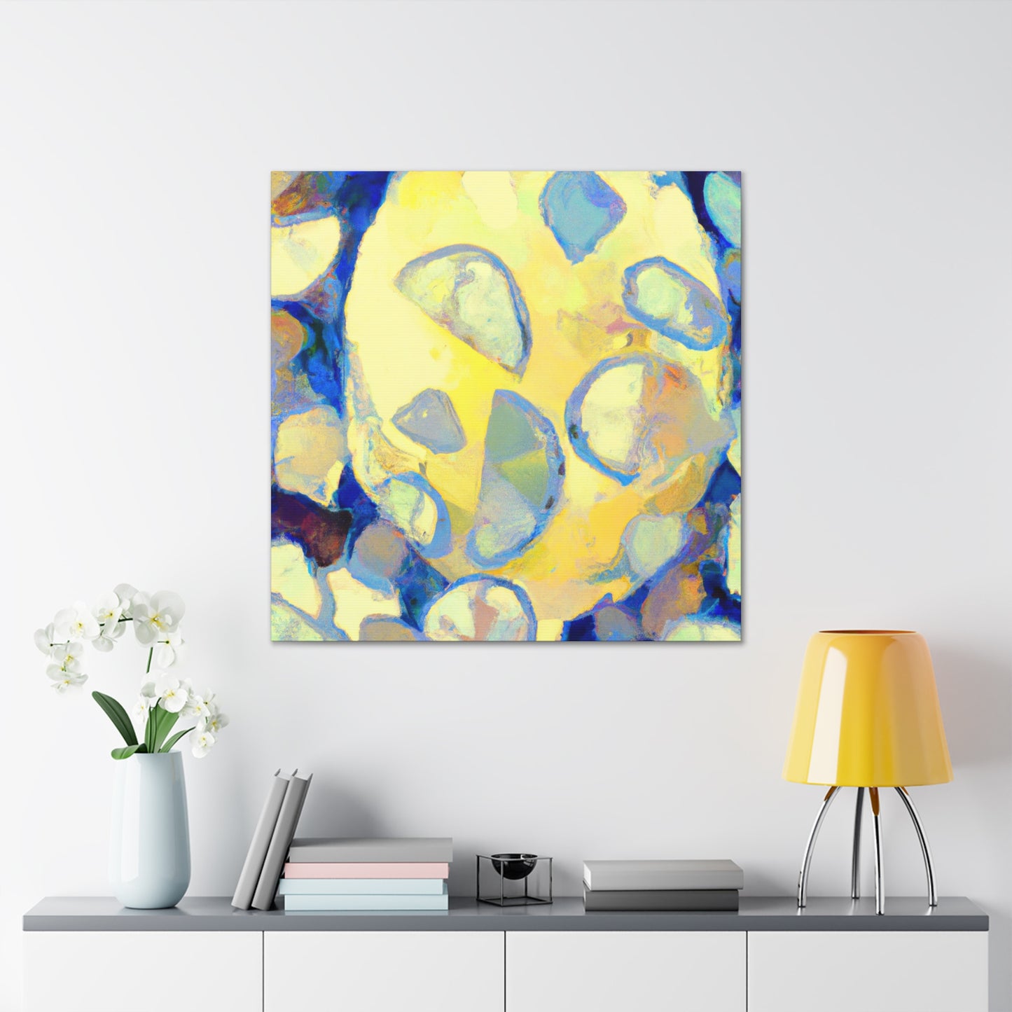 Lemon Sunrise Fauvism - Canvas