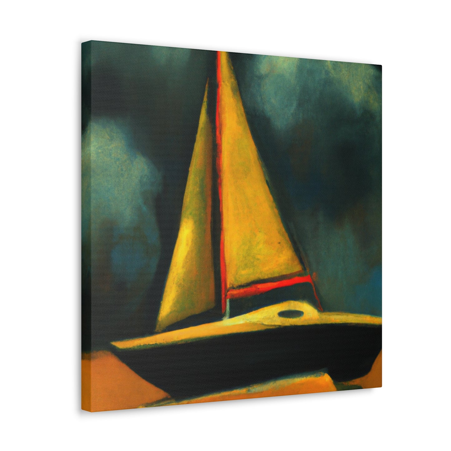 "Boats in the Fog" - Canvas