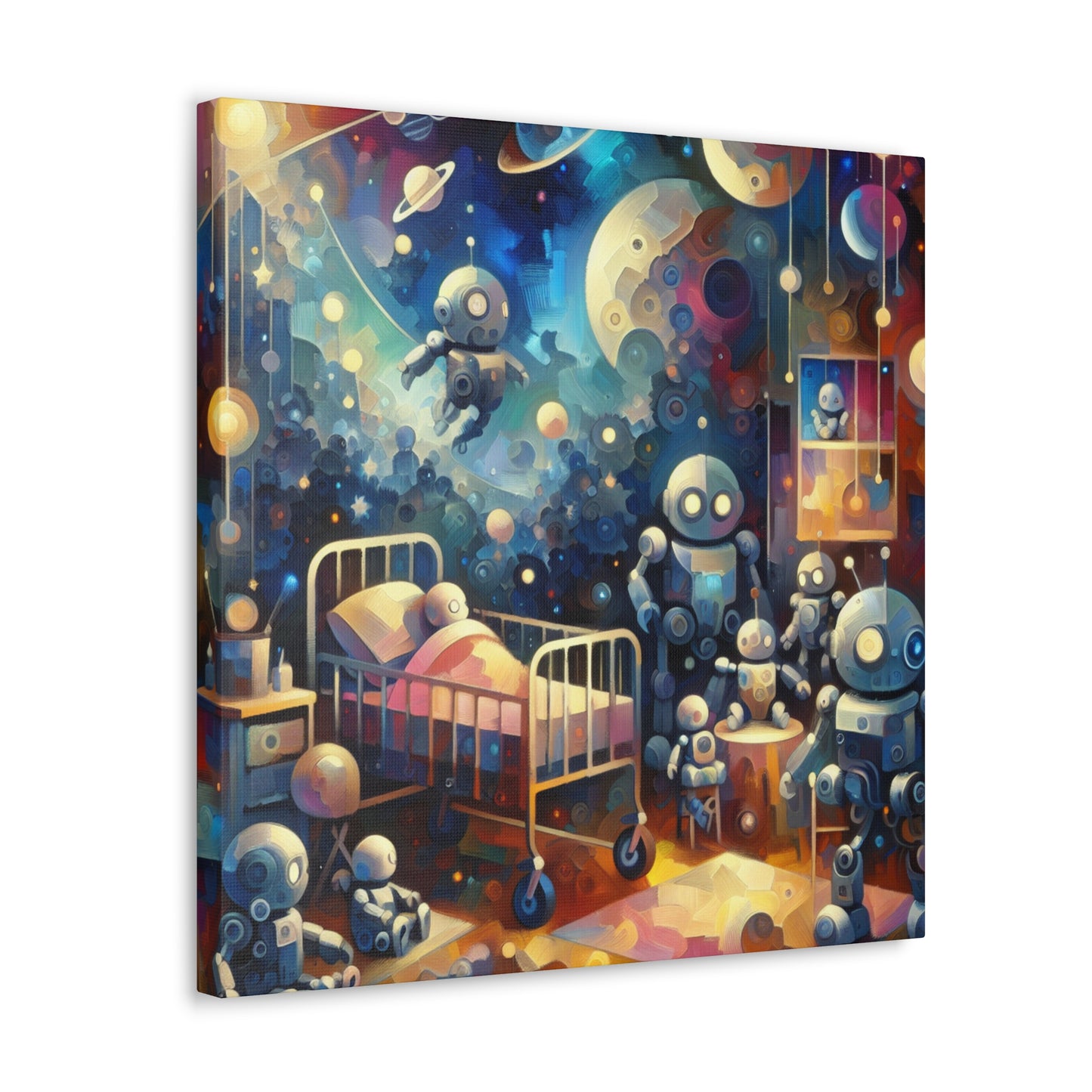 Metallic Cosmos Explorers - Canvas