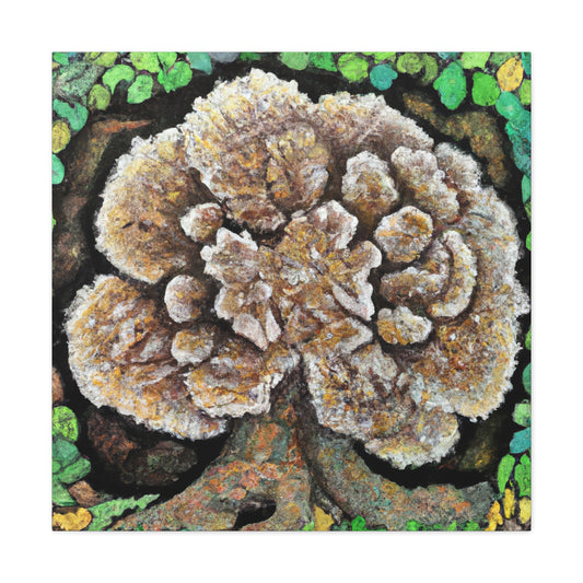 Maitake in Moonlight. - Canvas