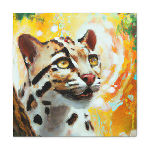 Clouded Leopard Obscured - Canvas