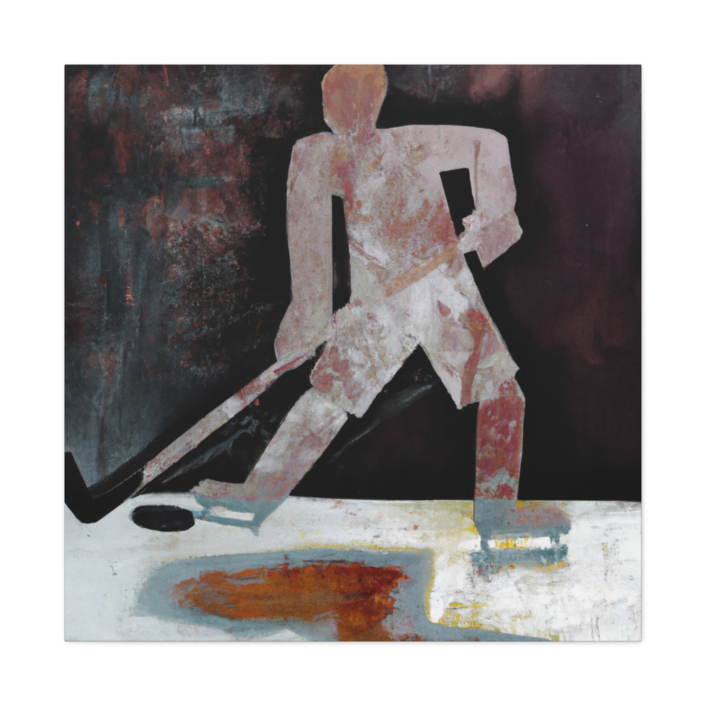 Hockey on Canvas - Canvas