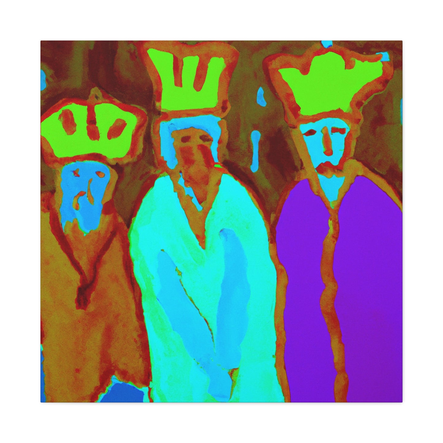 "Wise Men in Fauvism" - Canvas