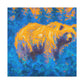 Grizzly Bearing Impressionism - Canvas