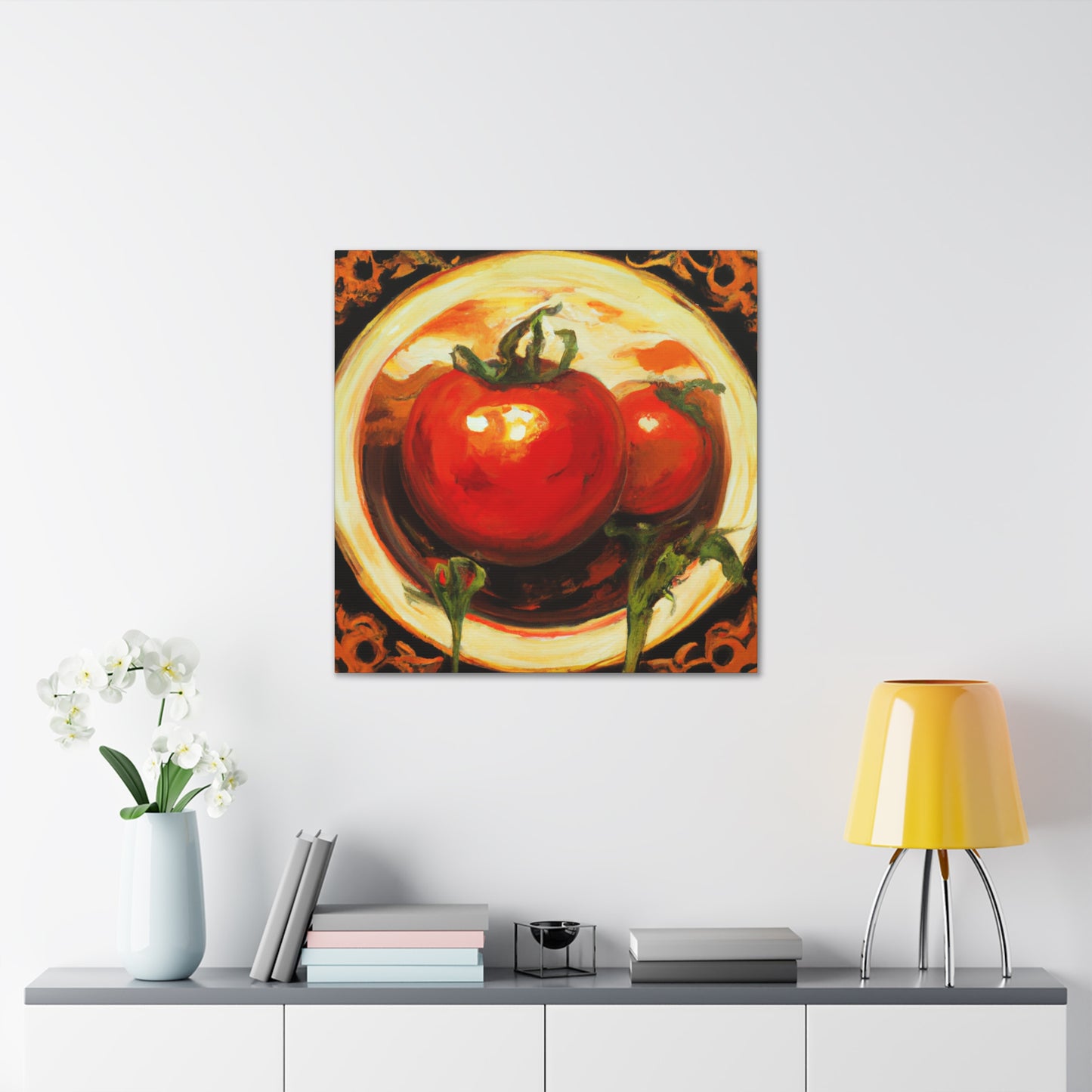 Tomatos in Baroque - Canvas