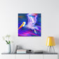 "Pelican in Impressionism" - Canvas