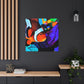 "Clownfish Swimming Gaily" - Canvas